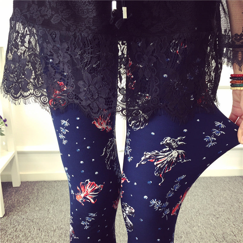 Printing Plaid Trousers