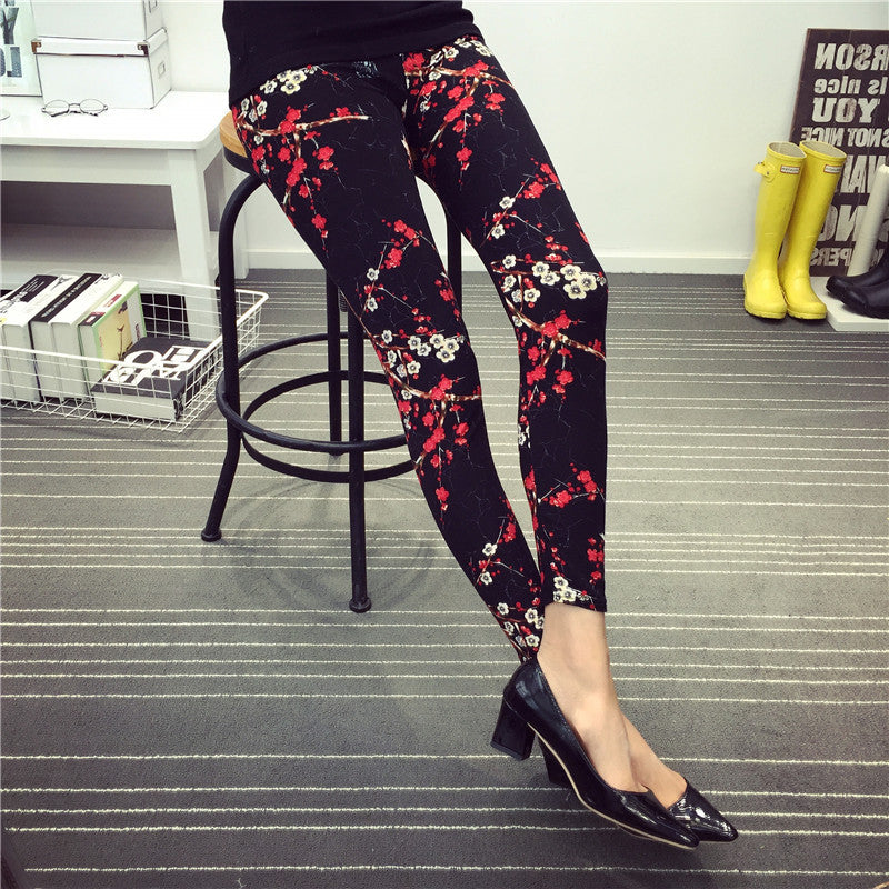 Printing Plaid Trousers