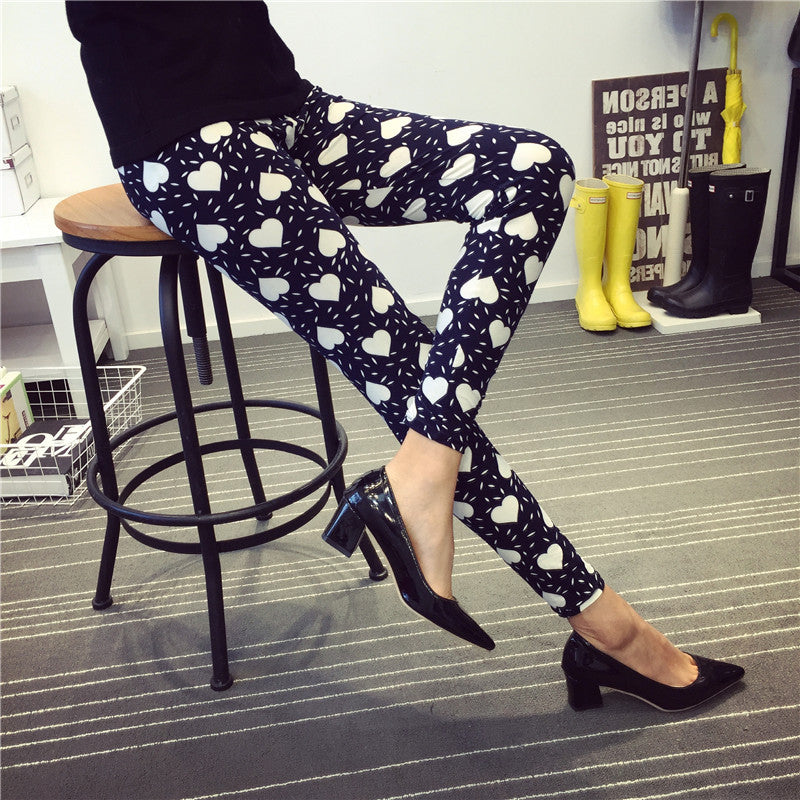 Printing Plaid Trousers
