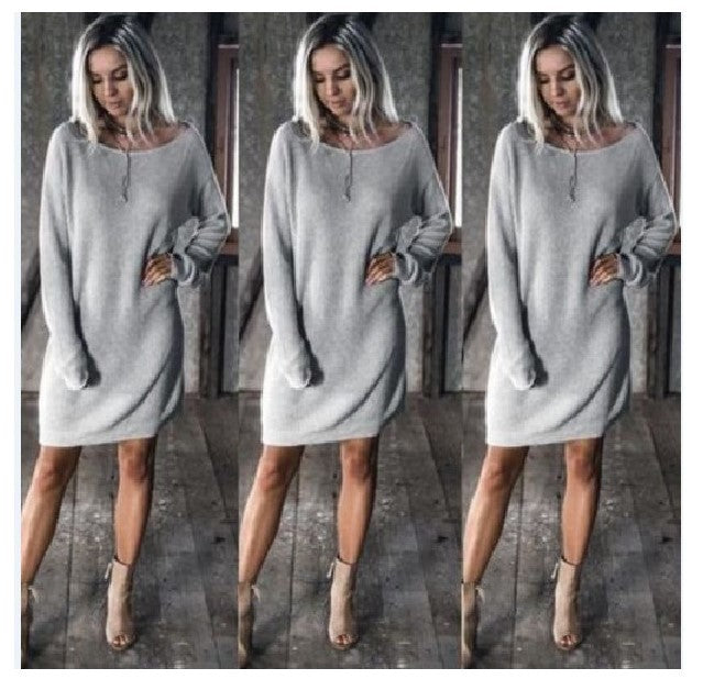 Women's Bat Sleeve Loose Casual Women's Dress Top