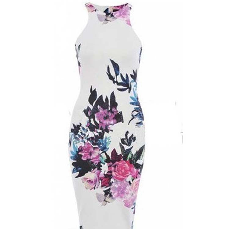 Ladies Slim Sling Sleeveless Hip Dress