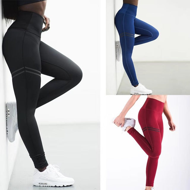 Stitching Sports Feet European And American Yoga Leggings