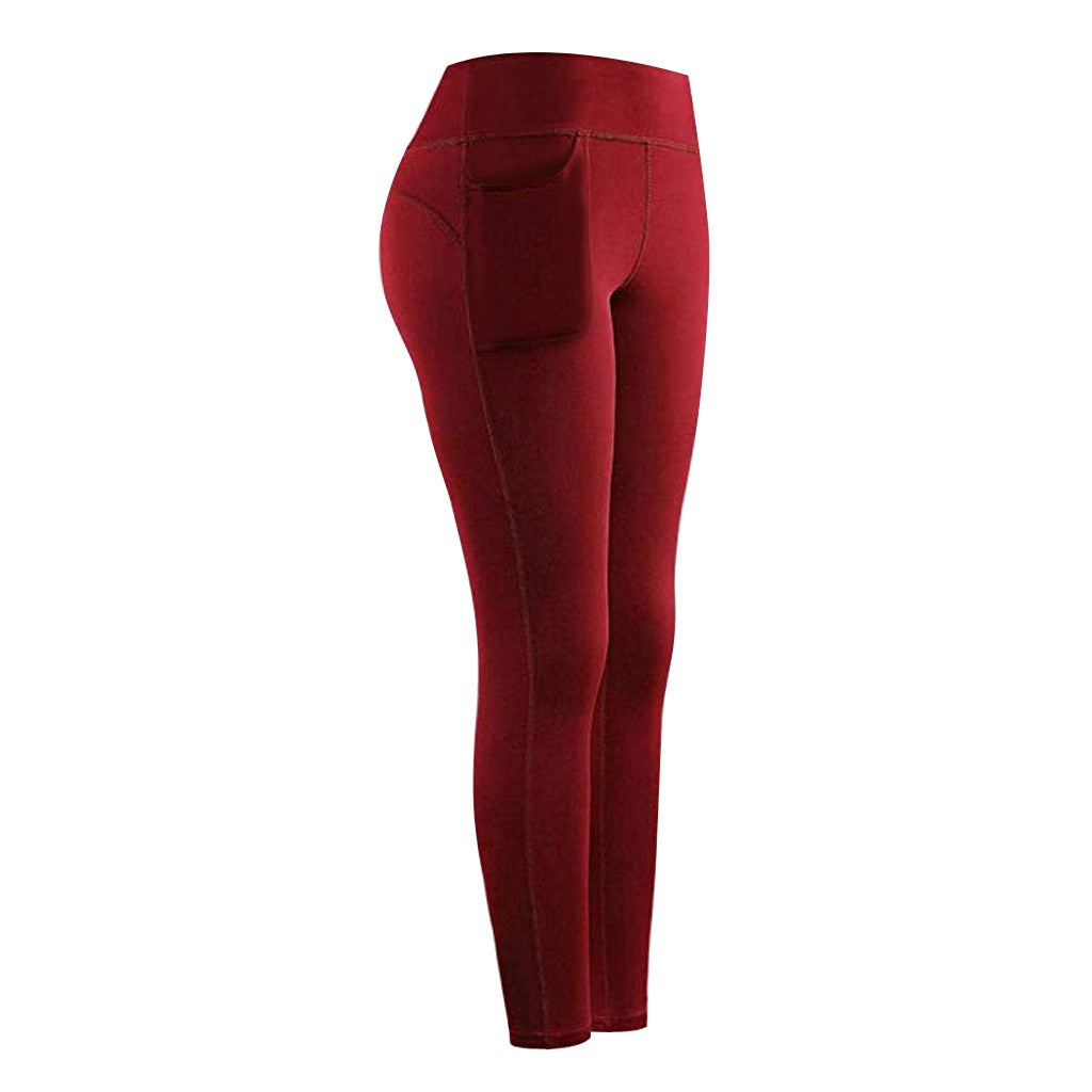 Hip pocket yoga pants