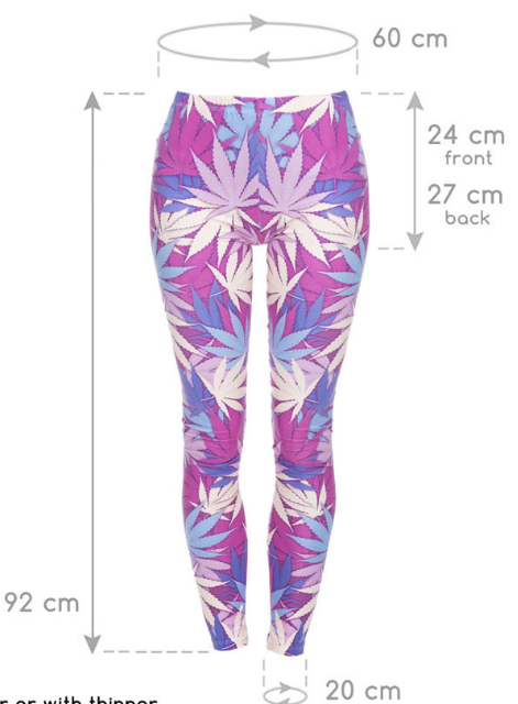 3D digital print leggings