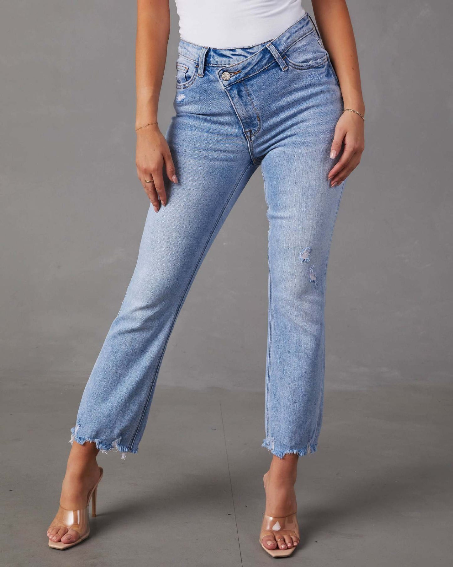 Jeans lavados de moda para mujer