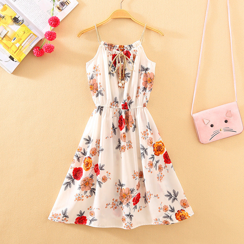 Women's Fresh Printed Sleeveless Dress