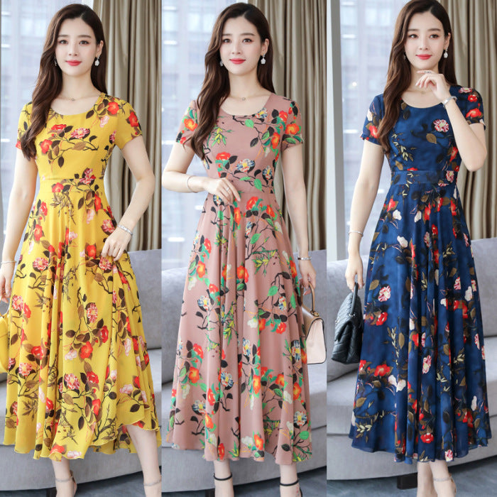 Summer Korean Style New Floral Dress