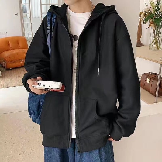 Autumn And Winter Trends And Casual Ins Hong Kong Wind Couples High Street Loose Hooded Jacket