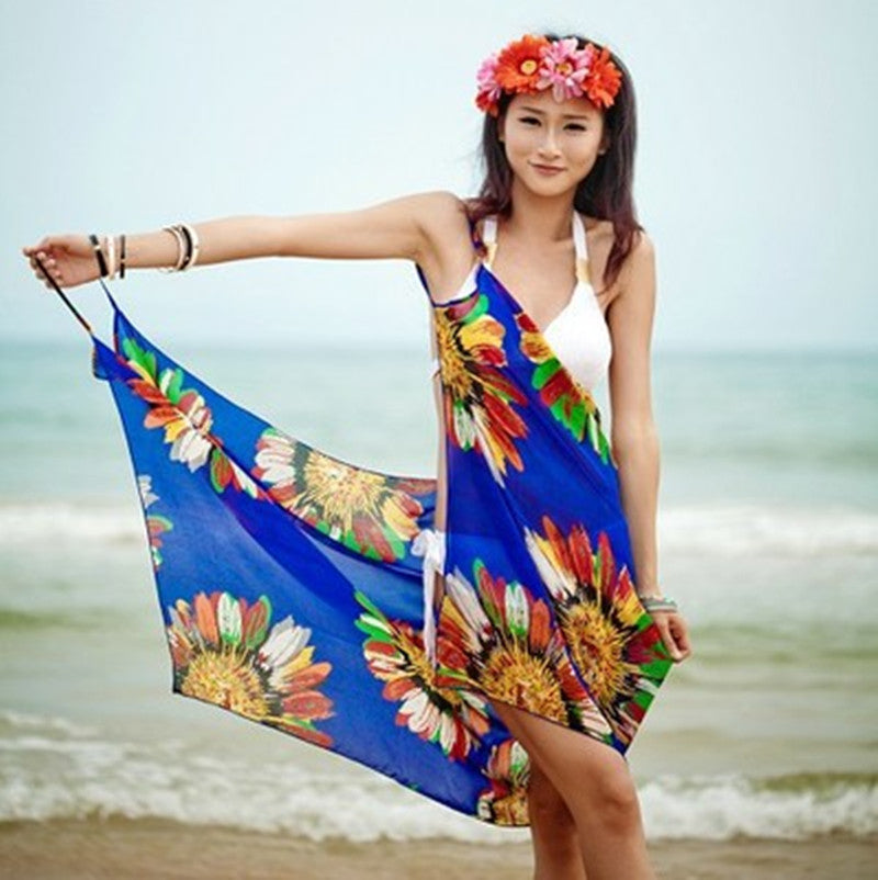 Beach Scarf Shawl Seaside Vacation Bikini Swimwear Cover Up