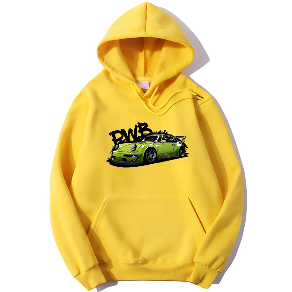 Initial D Hoodie Fashion For Porsche 911 RWB Hoody Long Slee