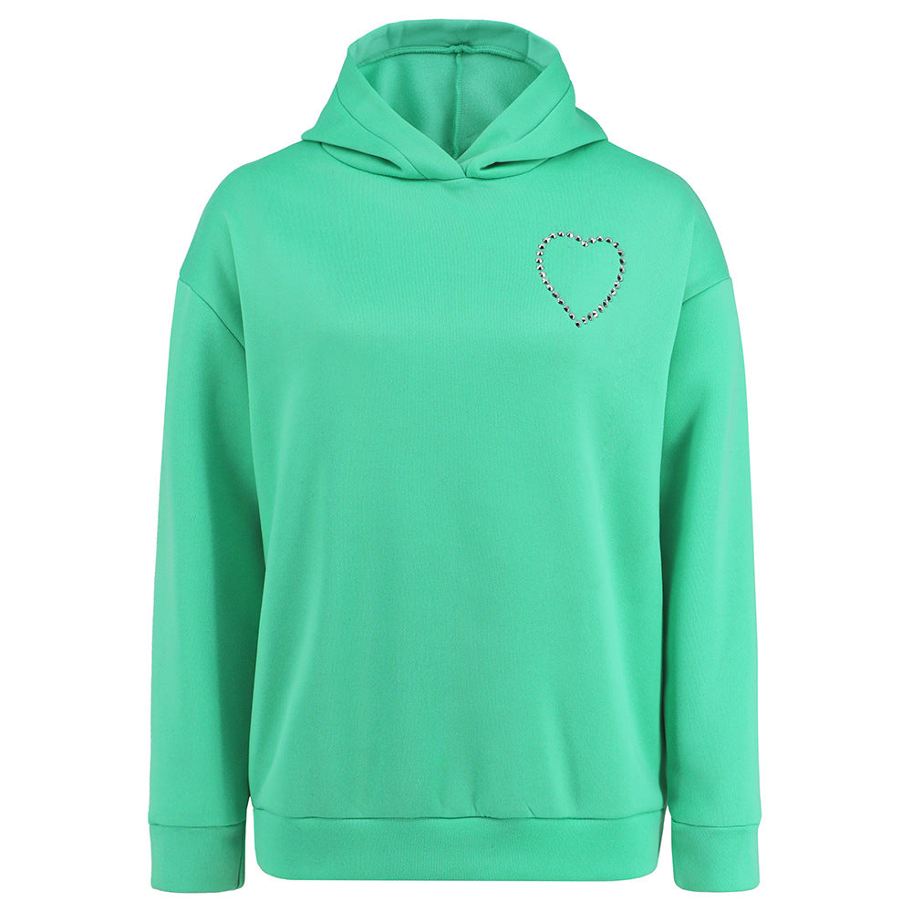 Women's Long-sleeved Pullover Hoodie Love