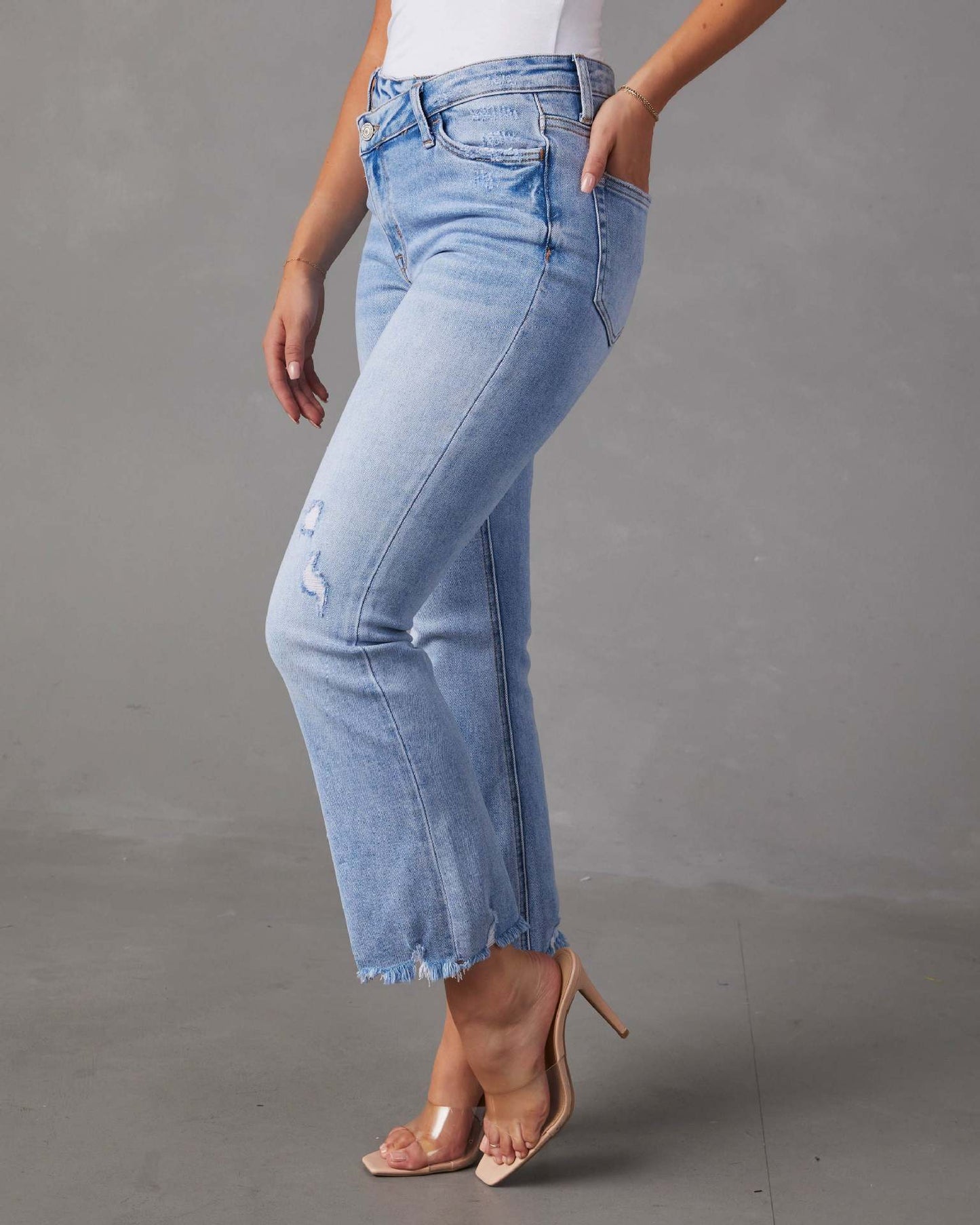 Jeans lavados de moda para mujer