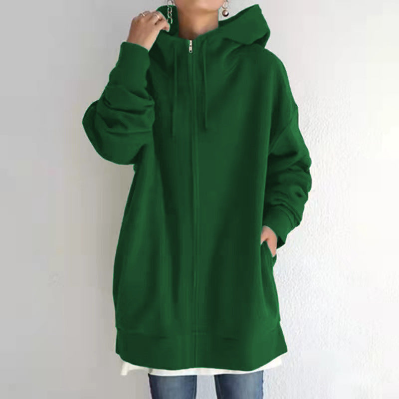 Women's Fuzzy Hoodies Long Sport Pullover Hoodie Full-Zip Hoodie Sweatshirt