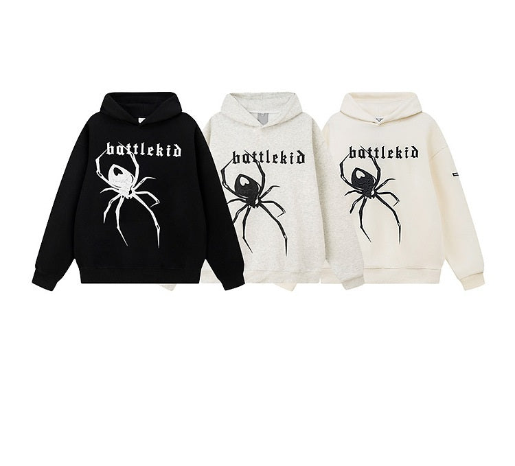 Spider Three-dimensional Printed Hoodie Men And Women