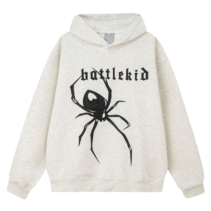 Spider Three-dimensional Printed Hoodie Men And Women