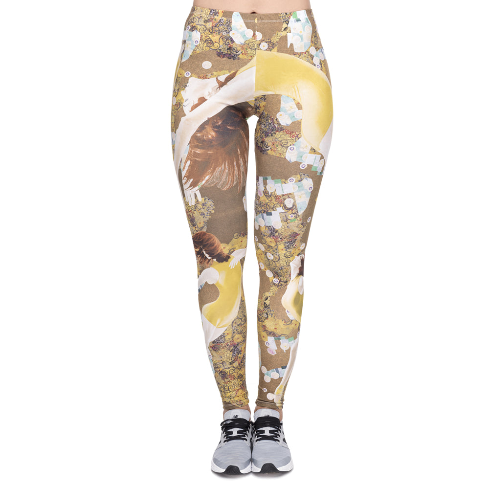 Cartoon character printed cropped pants