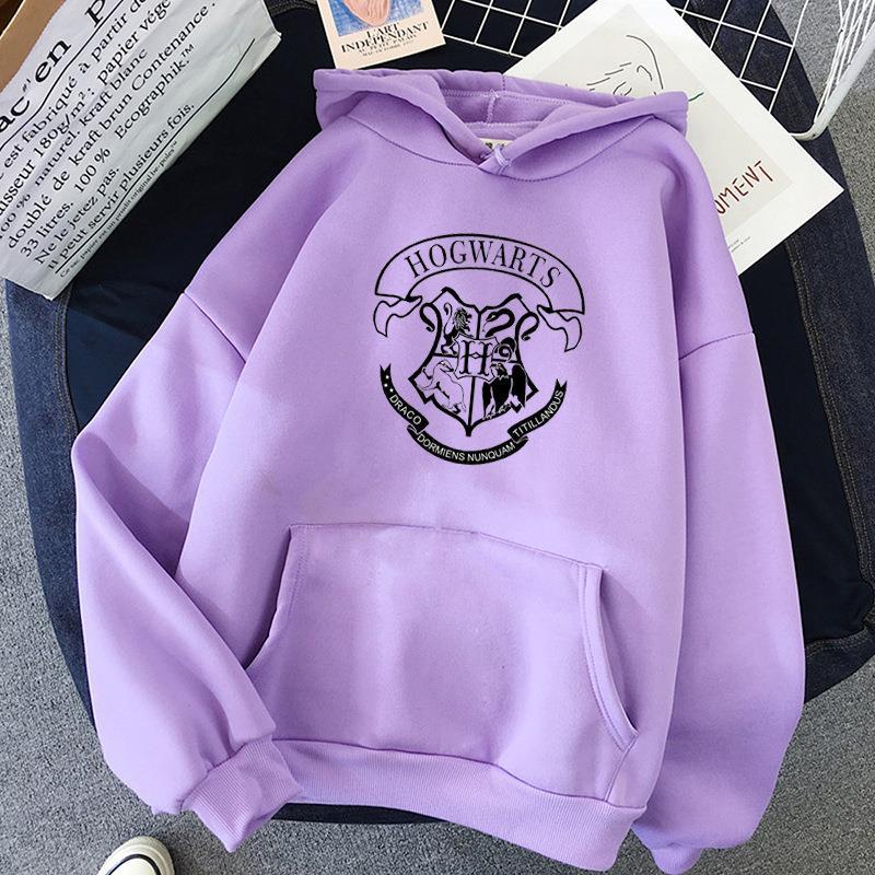 Autumn And Winter European And American Style Casual Loose-fitting Hoodie Sweater Personalized Printing University Style All-matching