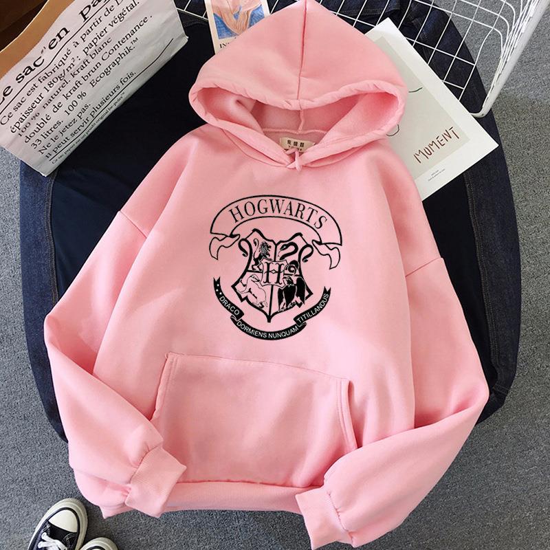 Autumn And Winter European And American Style Casual Loose-fitting Hoodie Sweater Personalized Printing University Style All-matching