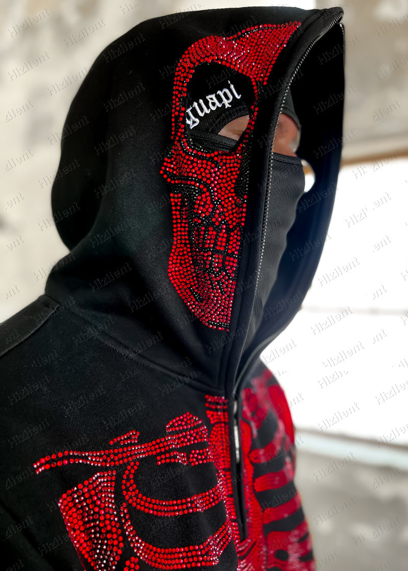 New Personalized Graphic Embroidered Loose Pullover Hoodie