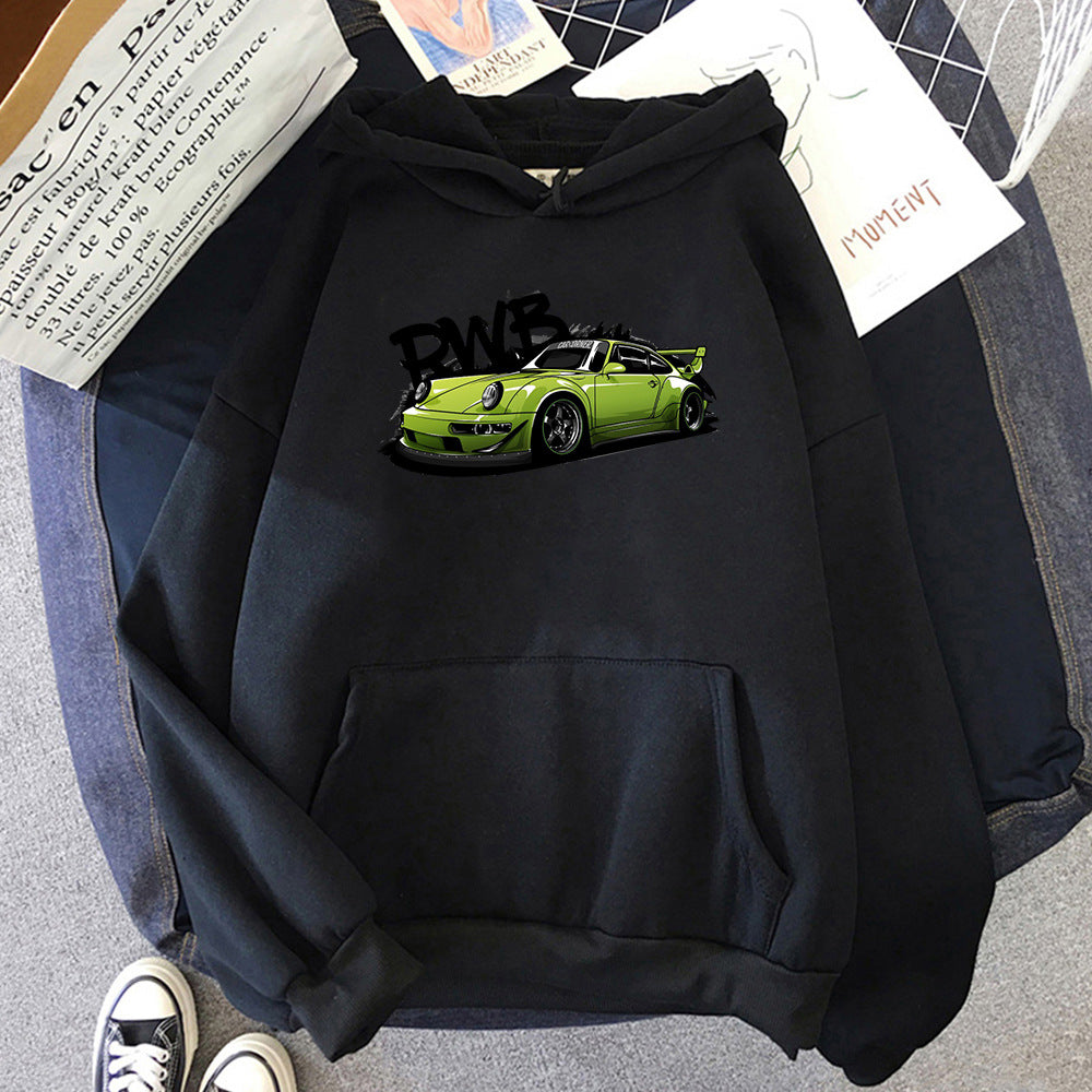 Initial D Hoodie Fashion For Porsche 911 RWB Hoody Long Slee