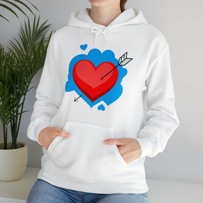 Autumn And Winter Fleece Printed Cartoon Hooded Sweatshirt