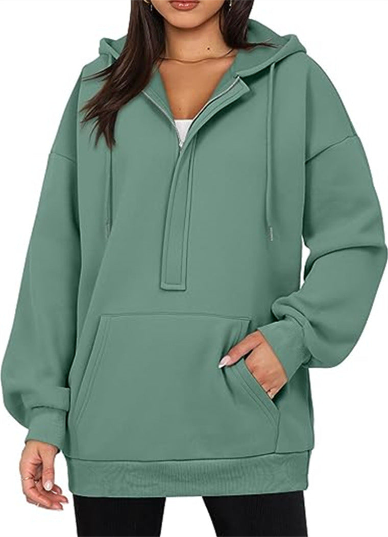 Women's Solid Color All-match Hoodie