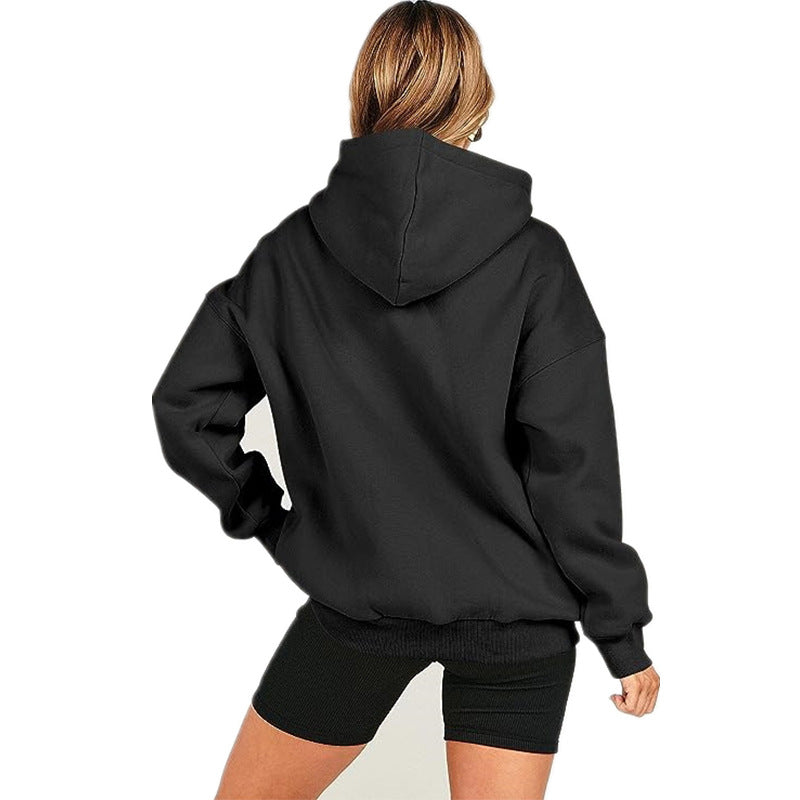 Loose Hooded Sweater Women's Sports And Leisure