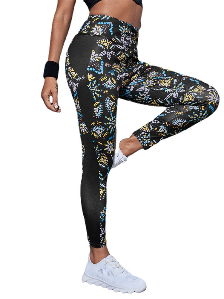 Running Workout Elastic Plus Size Yoga Leggings