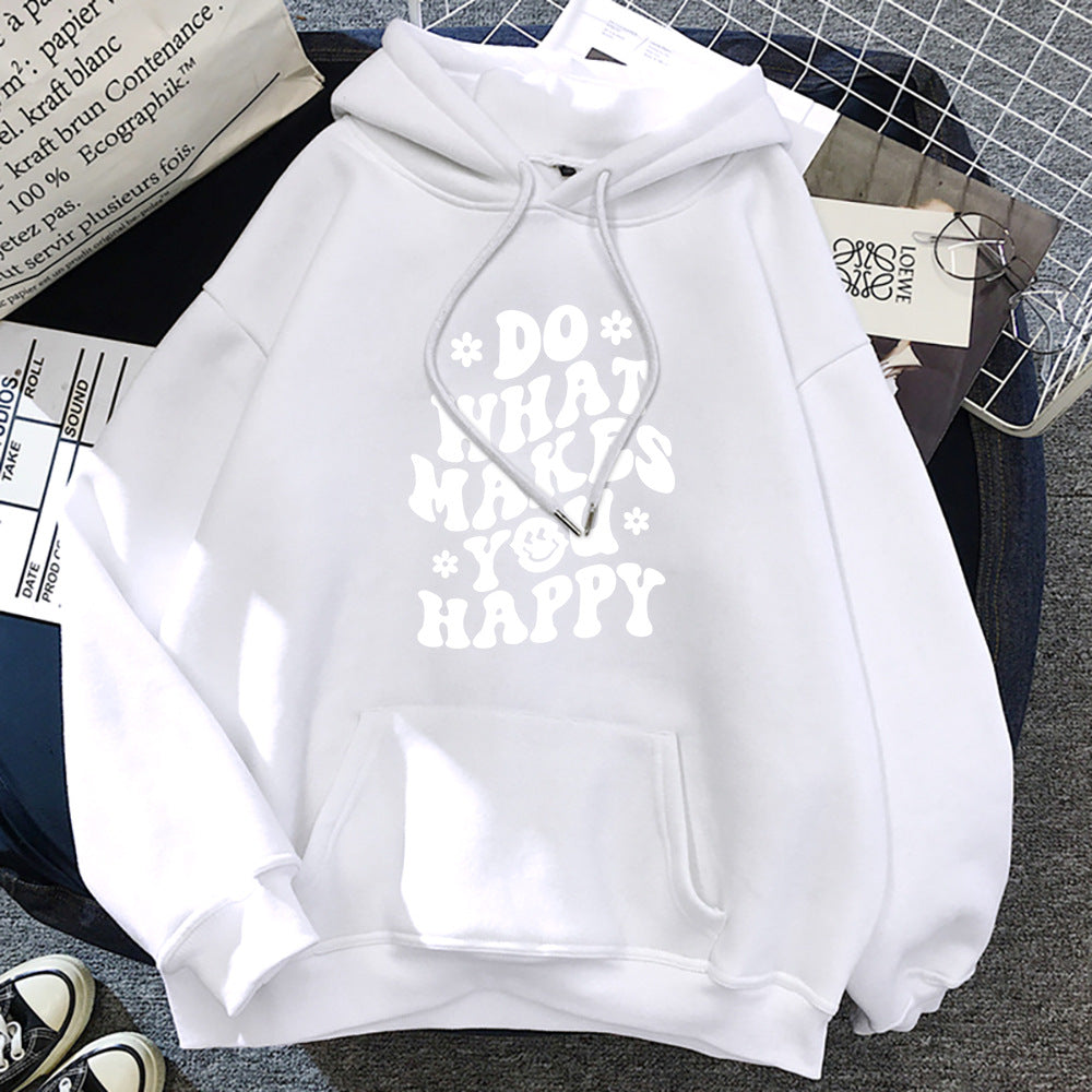 Casual Printed Women's Hoodie