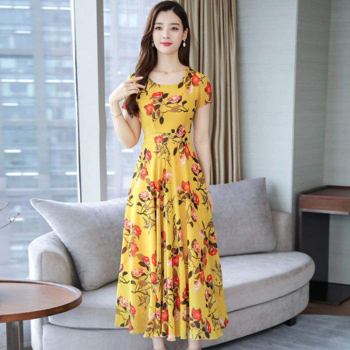 Summer Korean Style New Floral Dress