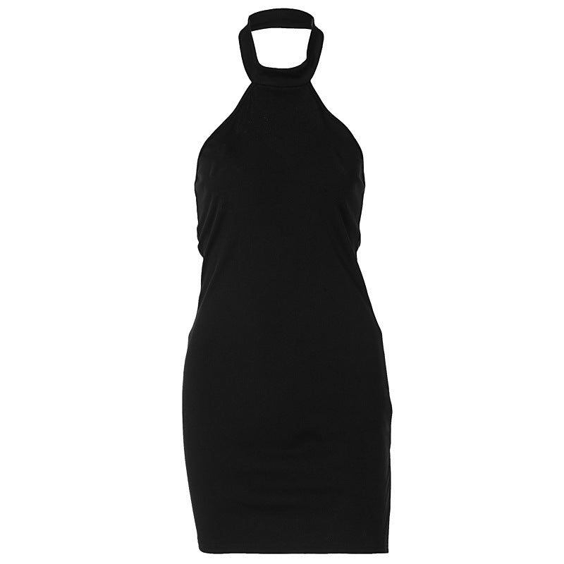 European And American Women's New Fashion Backless Split Dress