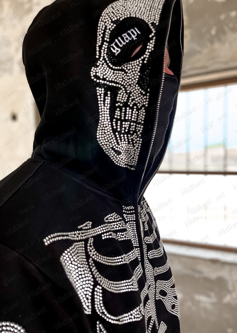 New Personalized Graphic Embroidered Loose Pullover Hoodie