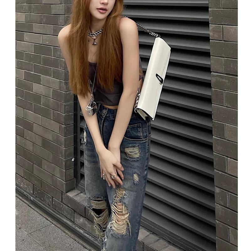 American High Street Hot Girl Straight Casual Pants