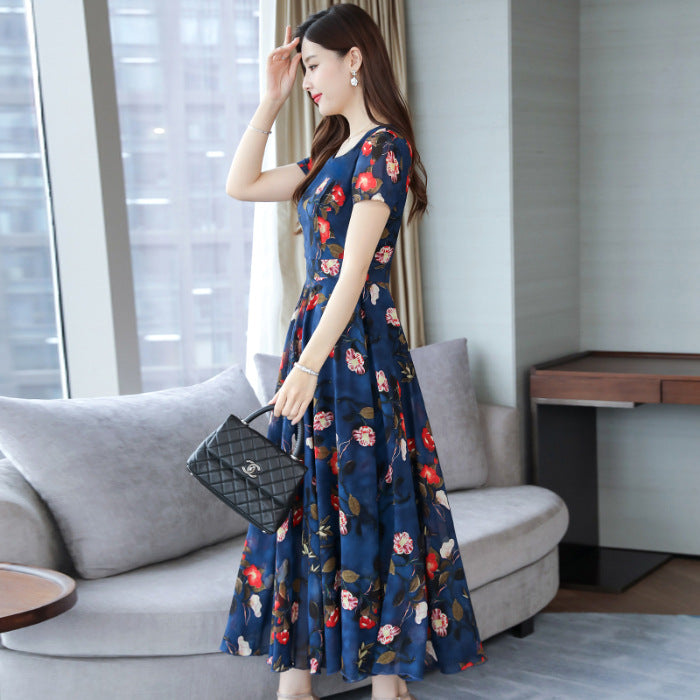 Summer Korean Style New Floral Dress