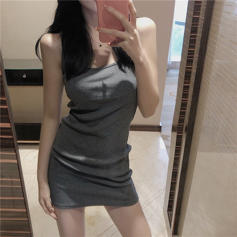 Women's Waist Slim Slimming Temperament Dress