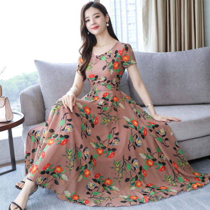 Summer Korean Style New Floral Dress