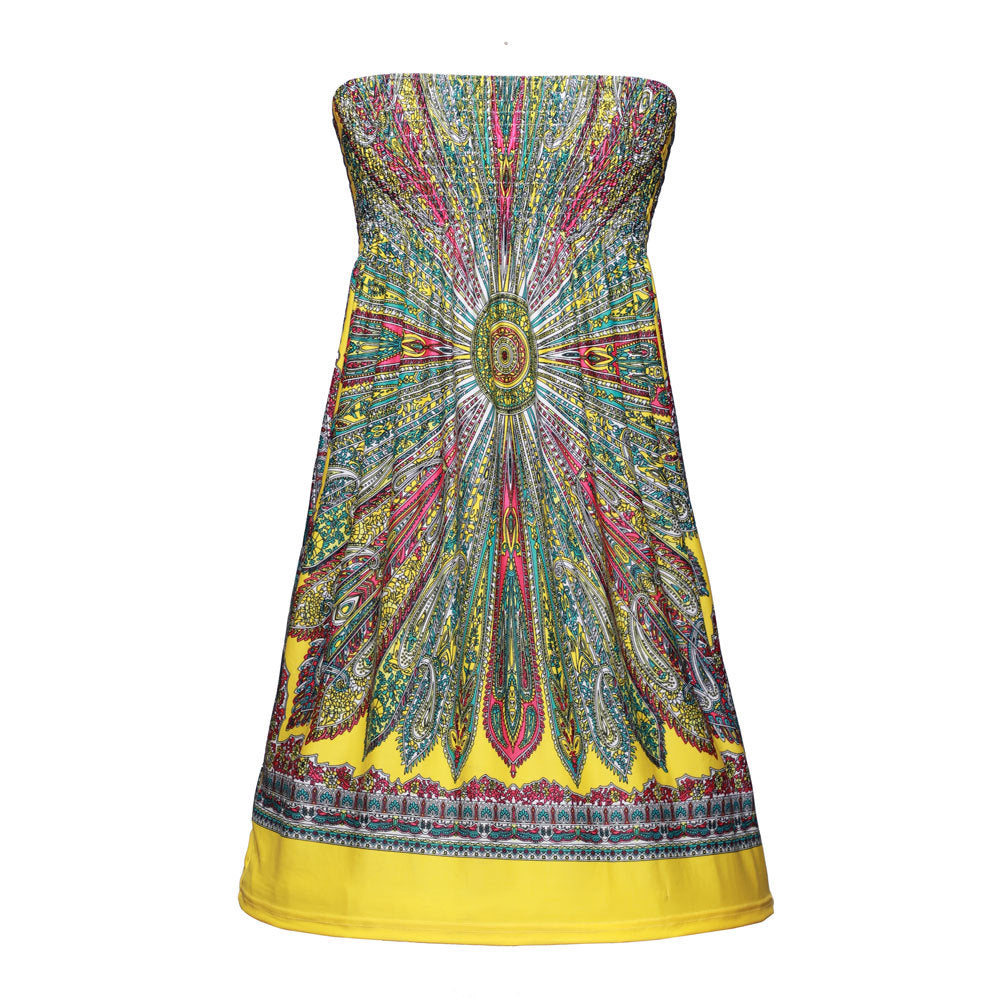 Slim-fit Chest-wrapped Summer Vacation Style Dress