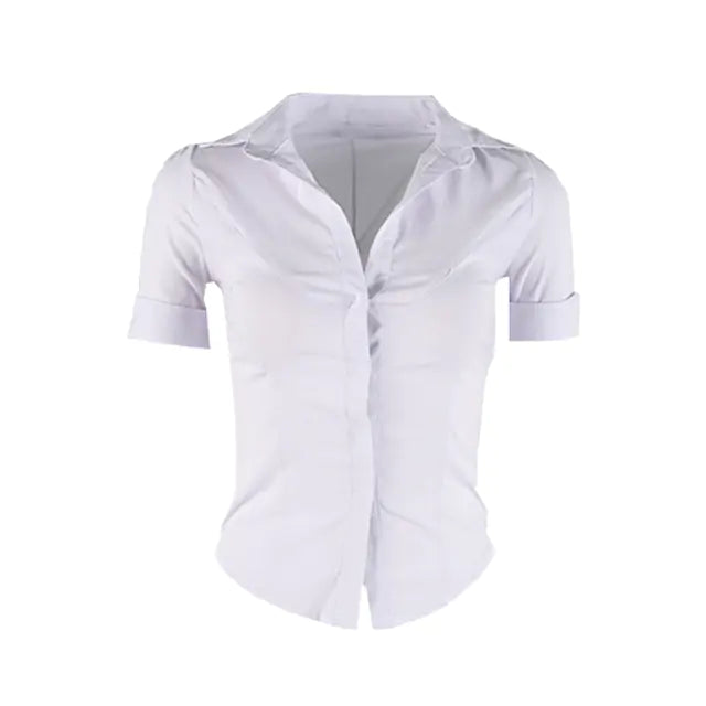 Tops de uniformes tipo túnica para mujer